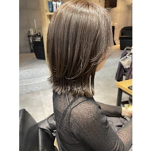 外ハネSTYLE☆オリーブベージュカラー