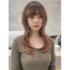 【ハッシュレイヤー】動きのあるレイヤーカット