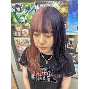 ダブルカラー/ブリーチカラー/デザインカラー/ツートンカラー