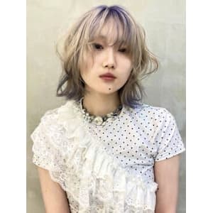 【デザインカラー】レイヤーカット　ブリーチ