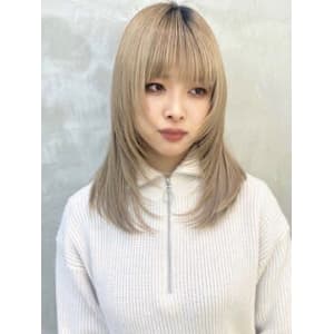 【顔まわりレイヤー】レイヤーカット レイヤー