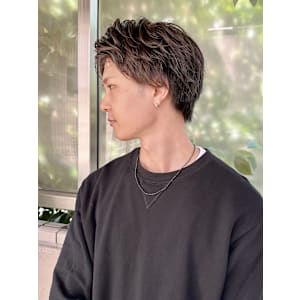 ビジネスヘア就活ヘアツーブロック刈り上げフェードメンズ