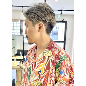 波巻きパーマメンズツイストスパイラルパーマツーブロック