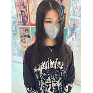 レイヤーカット インナーカラー 推しカラー カラーバター 