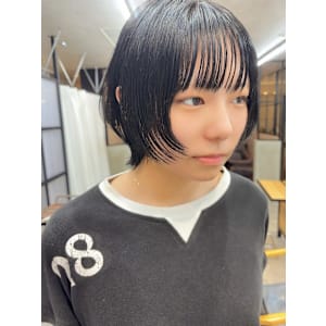 	 ウルフカット フェイクブラック