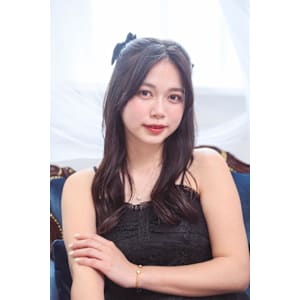 リボンアレンジヘア