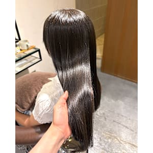 オリーブカラー/イルミナカラー/髪質改善/艶髪