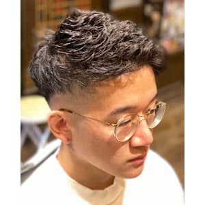 ジェット風ショート　フェード