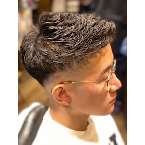 ジェット風ショート　フェード - ヒロ銀座バーバーショップ難波店【ヒロギンザバーバーショップナンバテン】掲載中
