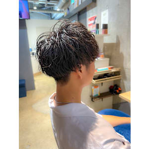 メンズ　ソフトスパイラルパーマ