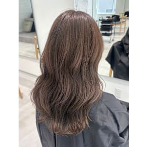 【YOKE】オリーブベージュブリーチなしダブルカラー