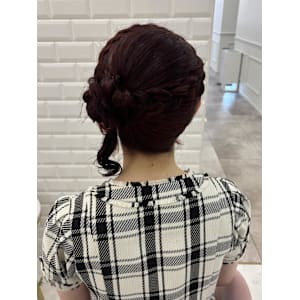 ブリーチなしWカラー＊ワインレッド＊まゆ - Lilme【リルミー】掲載中