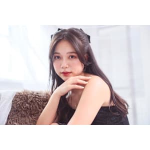 リボンアレンジヘア