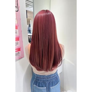 透明感カラー/ブリーチなしWカラー/髪質改善/伊勢原