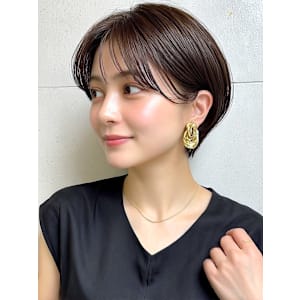 ショート 丸みボブ 美人ショート ベージュ 赤み消しカラー  - abilita 警固【アビリタ ケゴ】掲載中