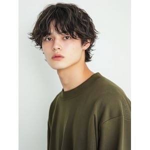 ショートウルフ 波巻きパーマ 20代 30代 眉毛【札幌】 - Hair salon for Men idea【ヘアーサロンフォーメンイデア】掲載中