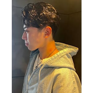 ラルフカール メンズパーマ 黒髪ショート カジュアル【札幌】 - THIS IS BARBER【ディス イズ バーバー】掲載中