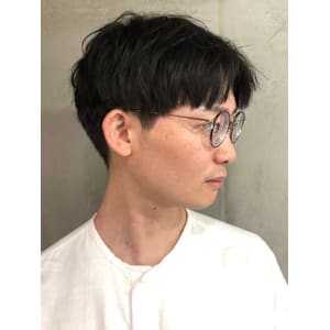 ツーブロックマッシュ センターパート メンズショート【札幌】 - THIS IS BARBER【ディス イズ バーバー】掲載中