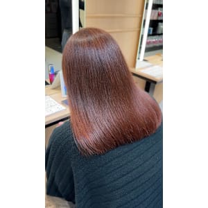 づ透明感カラー/ブリーチなしWカラー/髪質改善/伊勢原