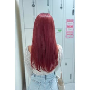 透明感カラー/ブリーチなしWカラー/髪質改善/伊勢原