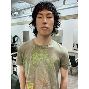 men's perm/layer perm/オン眉