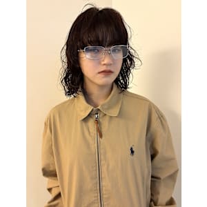 ボルドー/ニュアンス/パーマ