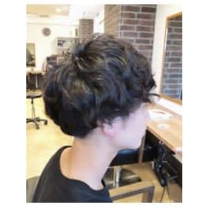 メンズナチュラルスパイラルパーマ