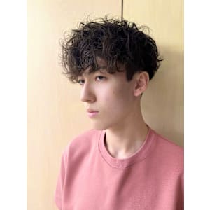 マッシュ×スペインカール