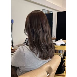 垢抜け/透明感アッシュブラウン