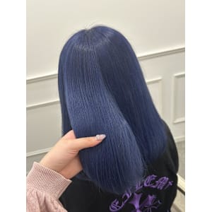 【2ブリーチ〜】で作るネイビーブルー♪ ＊ひな＊ - Lilme【リルミー】掲載中