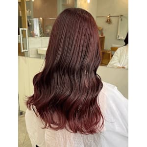 《花屋併設》さりげない裾カラー