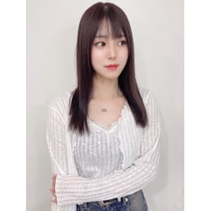 前髪カット アッシュブラウン 顔周りカット 髪質改善 20代