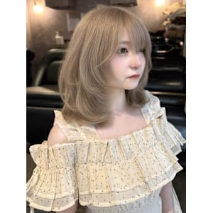 《巴結生》ミルクティーグレージュ/グレージュ/大宮