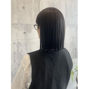 ぱつっときりっぱなしボブ【ARCH Sayaka】