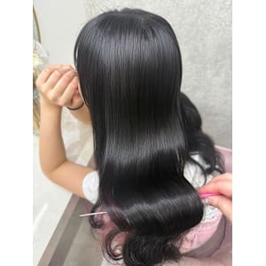 ミディアム/暗めカラー/デザインカラー/フェイスフレーミング