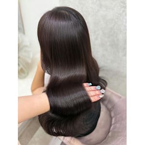 ミディアム/暗めカラー/デザインカラー/フェイスフレーミング