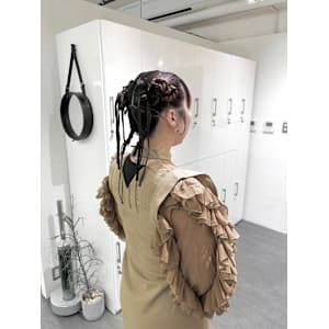 個性派ボブアレンジ