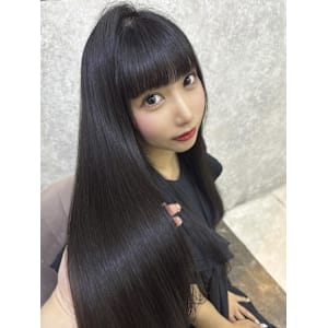 ミディアム/暗めカラー/デザインカラー/フェイスフレーミング