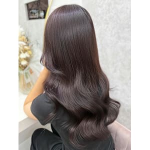 ミディアム/暗めカラー/デザインカラー/フェイスフレーミング