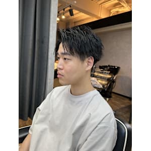 神田脩弥/刈り上げアップバング/大宮