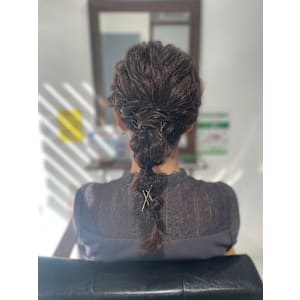 結婚式参列のヘアアレンジメント♪