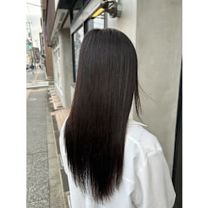 (工藤)酸性ストレートでサラツヤ髪に