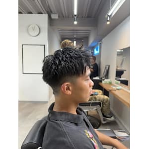 大宮/カット/短髪/毛流れ/センターパート