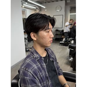 大宮/カット/短髪/毛流れ/センターパート