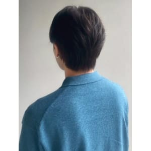 メンズカット 黒髪 メンズショート カジュアル 20代