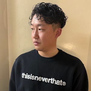 メンズショート/パーマ/刈り上げ/ツーブロック/メンズカット