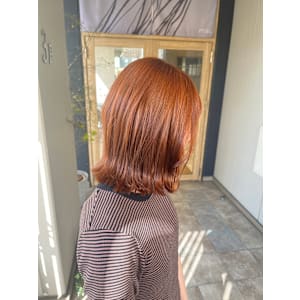 ボブ オレンジブラウン