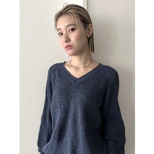 ボブ/切りっぱなしボブ/ハイトーン