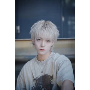 ウルフカット/マッシュウルフ/メンズウルフ/ホワイトカラー