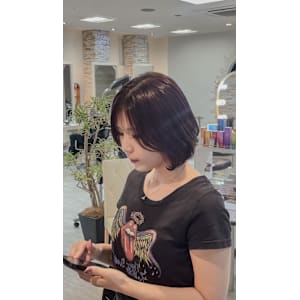 大人可愛い◎小顔見せレイヤーボブ